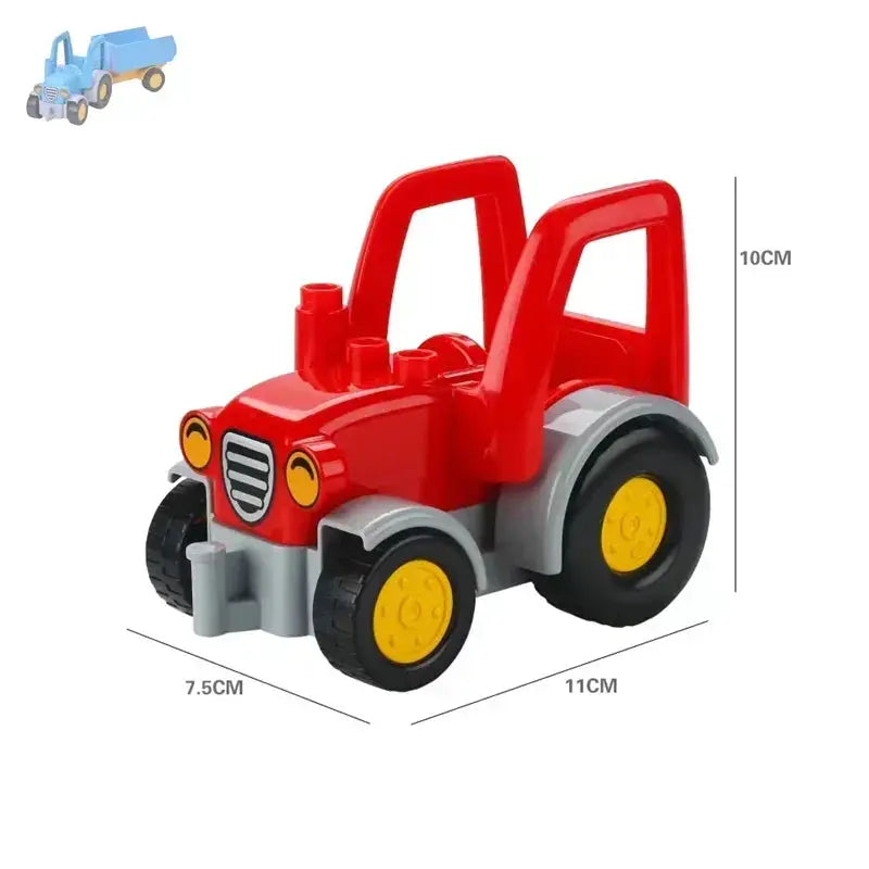 Big Building Blocks Accessories Compatible With Large Bricks Educational Toy Set For Kids Trucks Cars City Traffic