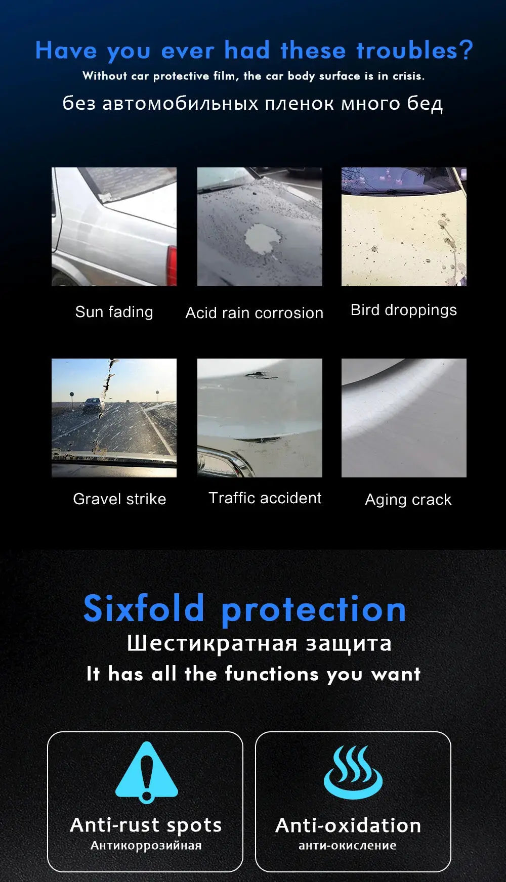 Simples Market 30x120cm clear car light tint film for headlights, taillights and fog lamps