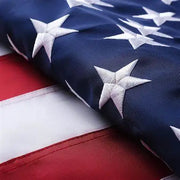 Heavy Duty 3x5 Foot Nylon US Flag With Embroidered Stars And Stripes