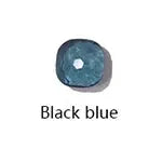 Crystal candy-style drop earring, 10mm, blue, by Simples Market