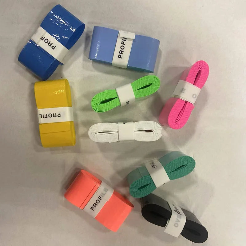 12pcs New Laminated Sticky Overgrips For Tennis Badminton Rackets And Fishing Rod Wrapping Tape Quick Dry Breathable
