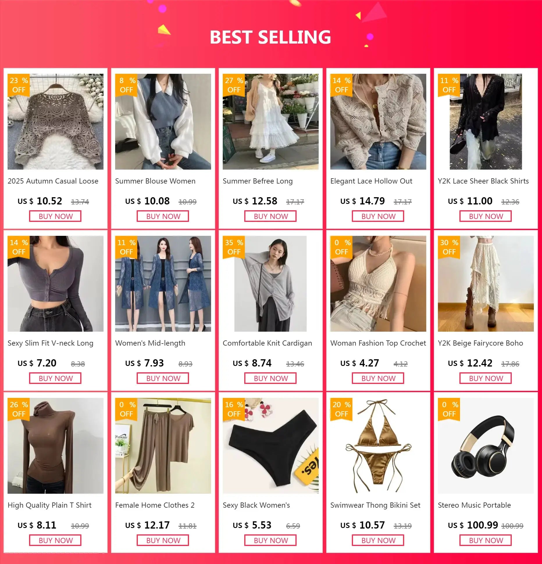 Summer half slips for women by Simples Market, high-waist lace underskirt; best-selling women's fashion grid