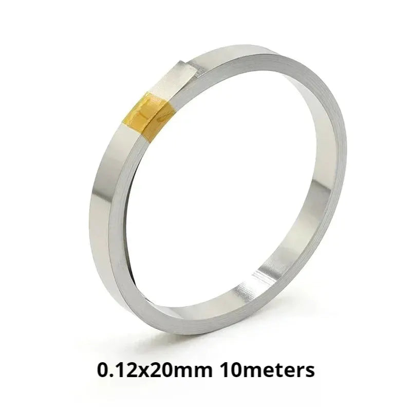 10m Roll Nickel Plated Steel Strip Connector For 18650 Li Ion Battery Spot Weld Belt 0.1mm 0.12mm 0.15mm 0.2mm