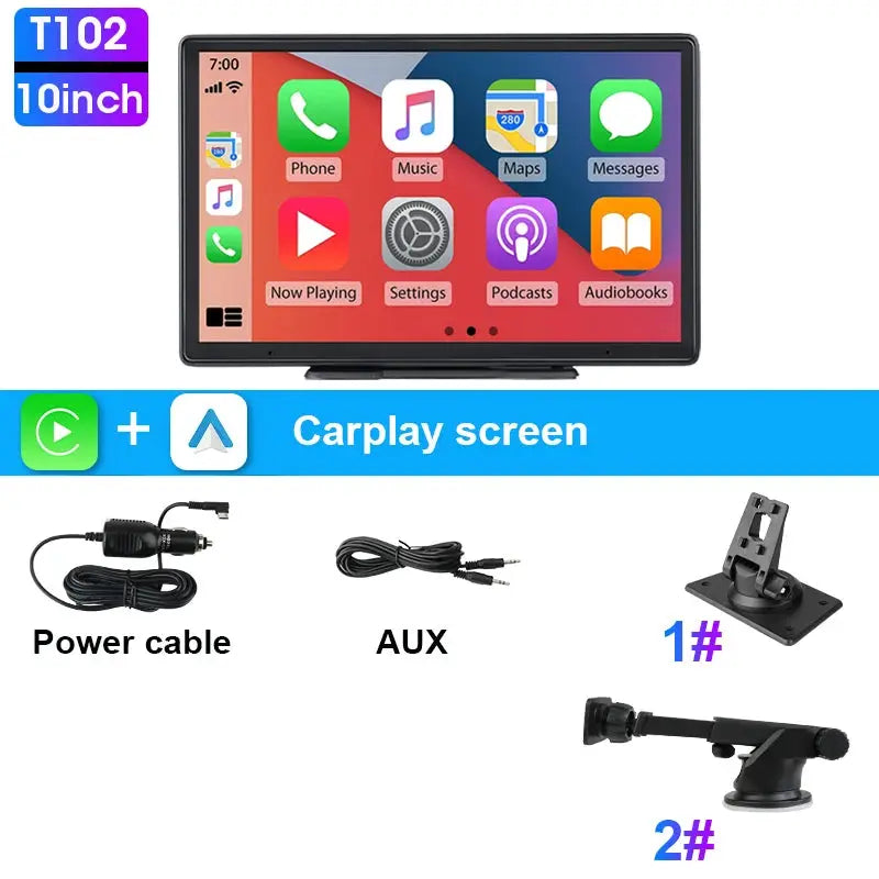 7 To 10 Inch Wireless CarPlay Android Auto Car Multimedia Receiver