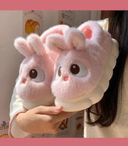 CozyNest Women Cotton Slippers Velvet Lined Plush Flannel Indoor Winter Home Warmth Ultra Soft