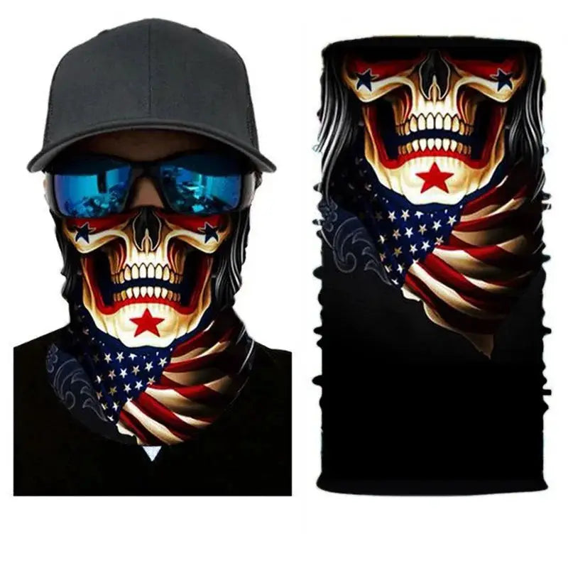 Seamless Tactical Neck Gaiter Bandana Scarf For Men Face Mask Balaclava For Cycling Skiing Motorcycle Hiking