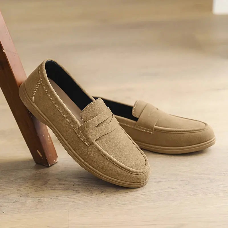 Mens Slip On Loafers Lightweight Breathable Non Slip Casual Shoes