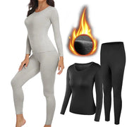 CozyCore Womens Thermal Underwear Set Two Pack Long Johns Fleece Lined Base Layer Ultra Soft Warmth
