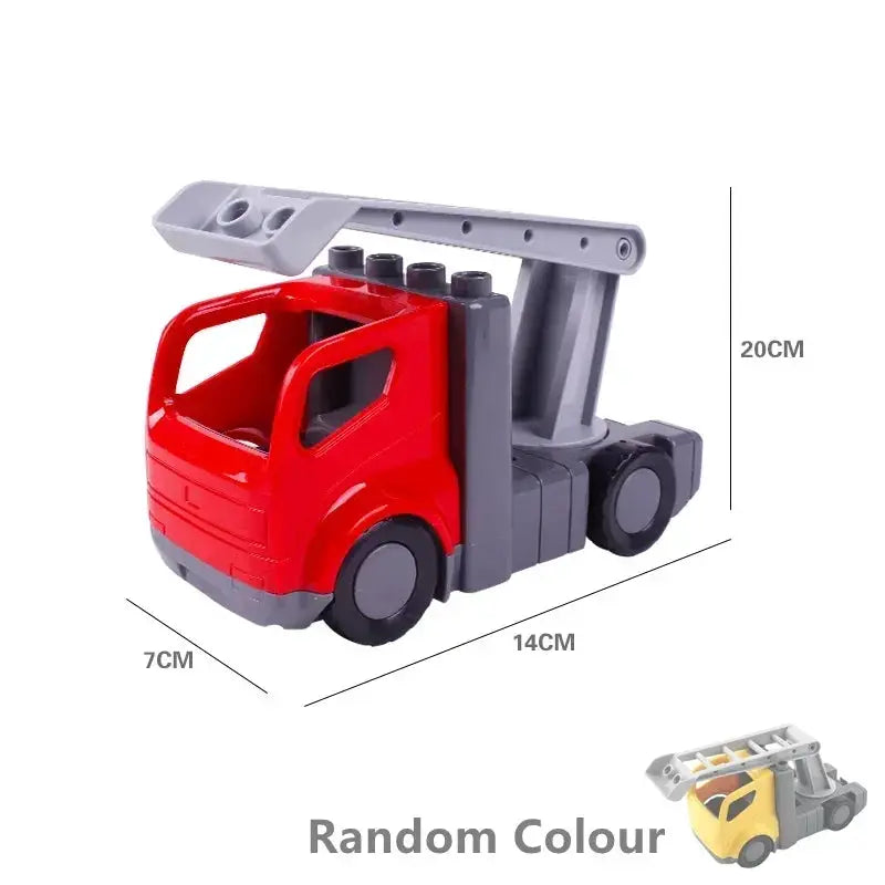 Big Building Blocks Compatible With Large Bricks Road Plates Car Parking Fuel Station Traffic Educational Toys For Kids