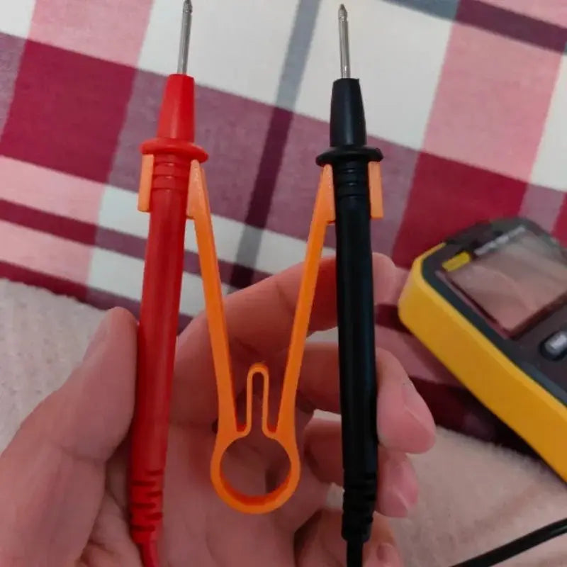 Multimeter Probe Holder for Electrical Testing and DIY Projects Tester Clamping Tool for Power Supply Maintenance