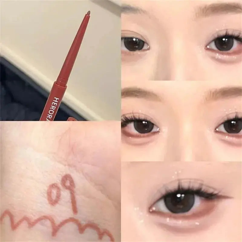 LumiLiner 12 Color Eyeliner Pencil Set Waterproof Matte Finish For Precise Eye Definition