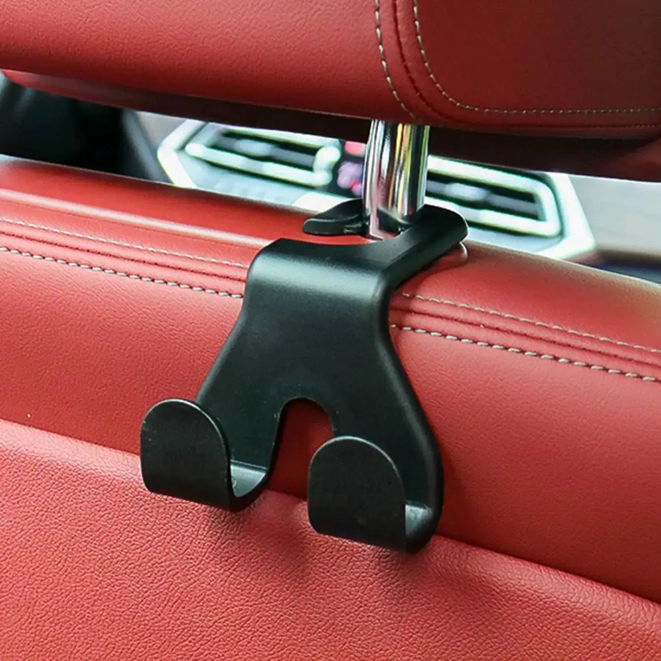 Concealed Creative Car Seat Back Hook And Phone Holder Multi Functional Rear Car Organizer For Interior Accessories