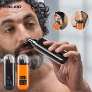 Rechargeable Electric Nose Hair Trimmer For Men Portable Pocket Clip