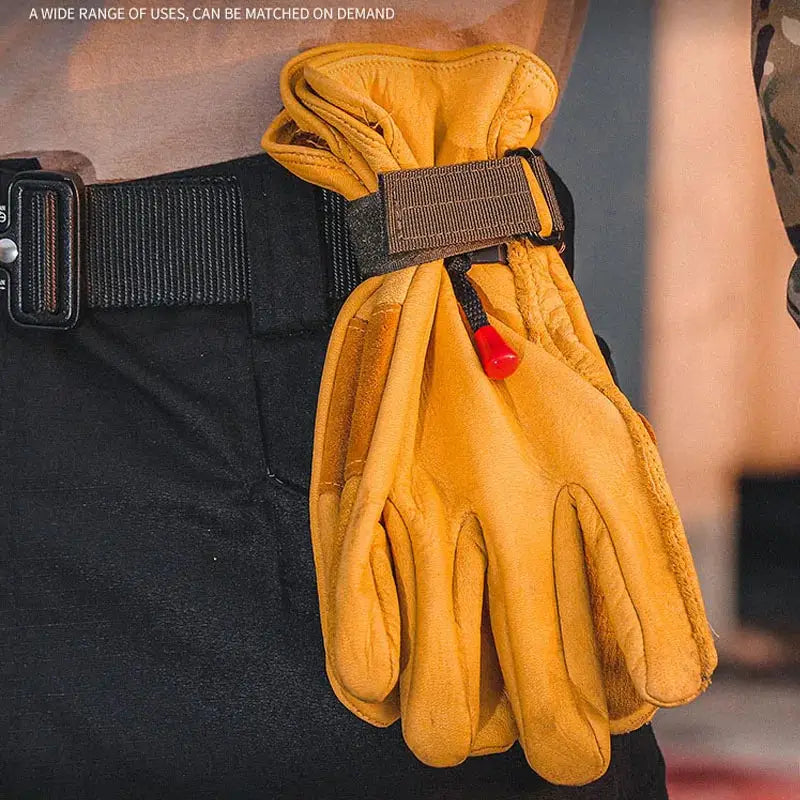Multi-purpose nylon gloves by Simples Market, yellow outdoor tactical gloves.
