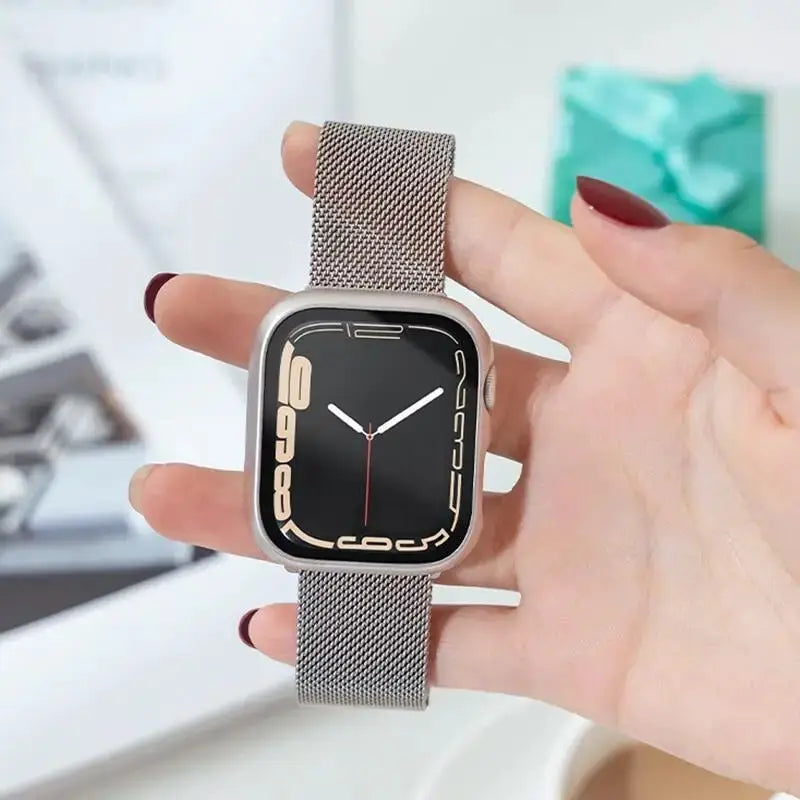 Tempered Glass+Cover for Apple Watch Case Ultra Accessories SE 3 4 5 6 7 8 Iwatch Screen Protector Case 49mm 45mm 41mm 44mm 40mm