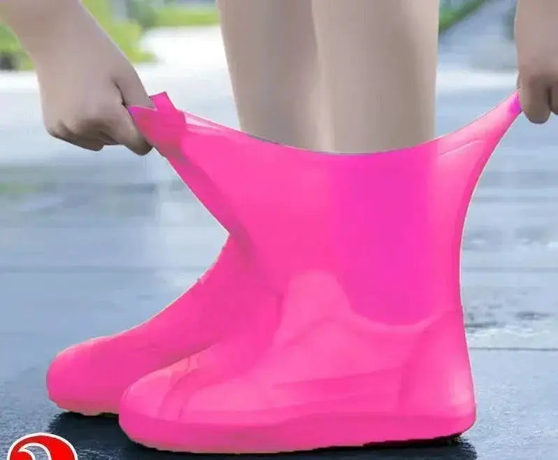Latex Waterproof Overshoes For Outdoor Rain Gear Shoe Covers For Rainy Day Protection 1 Pair