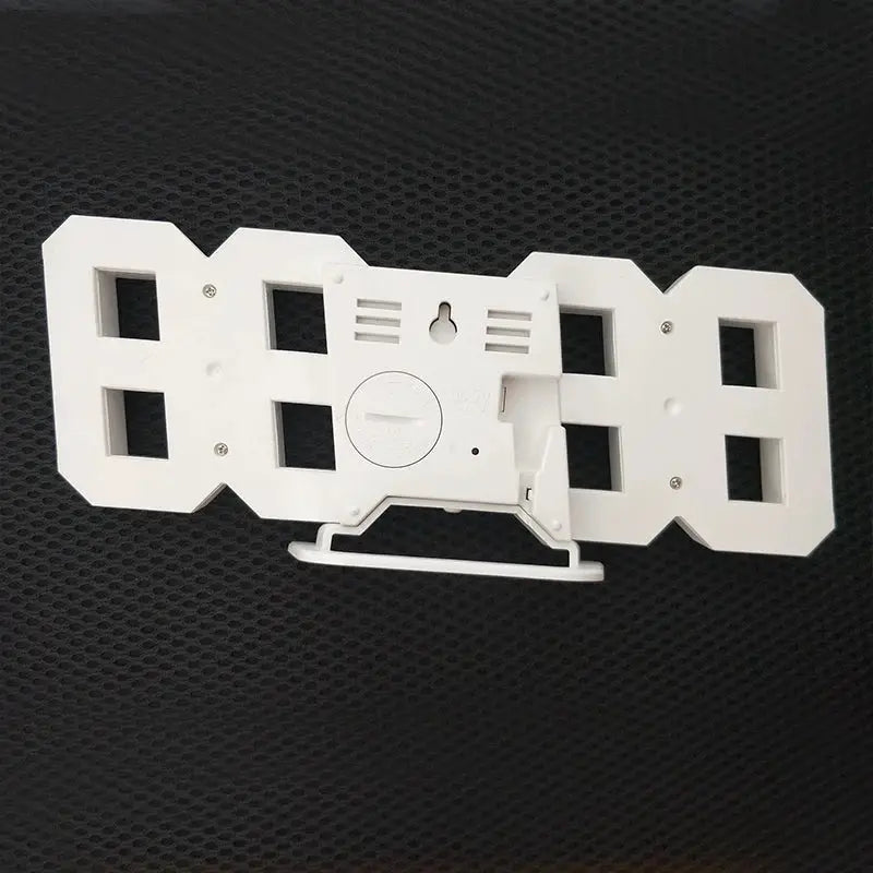 3D LED Digital Clock Luminous Wall Clock Multifunctional USB Plug In Electronic Timepiece For Home Decor