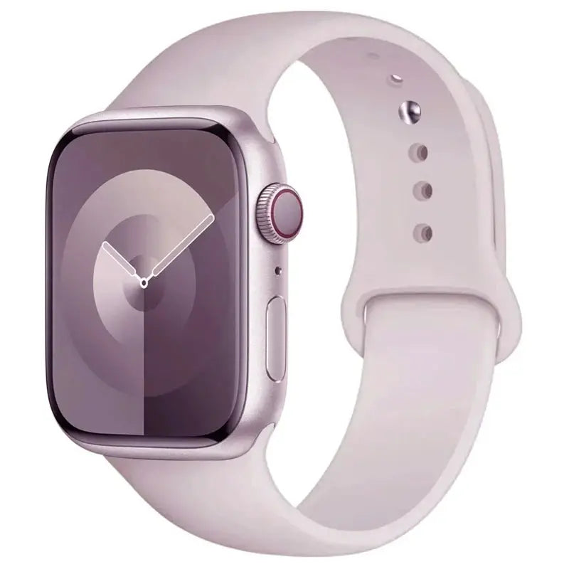 Silicone Band For Apple Watch strap 46mm 44mm 45mm 40mm 41mm 42-38mm 49mm sport bracelet iwatch series 11 10 9 8 7 6 5 SE Ultra3