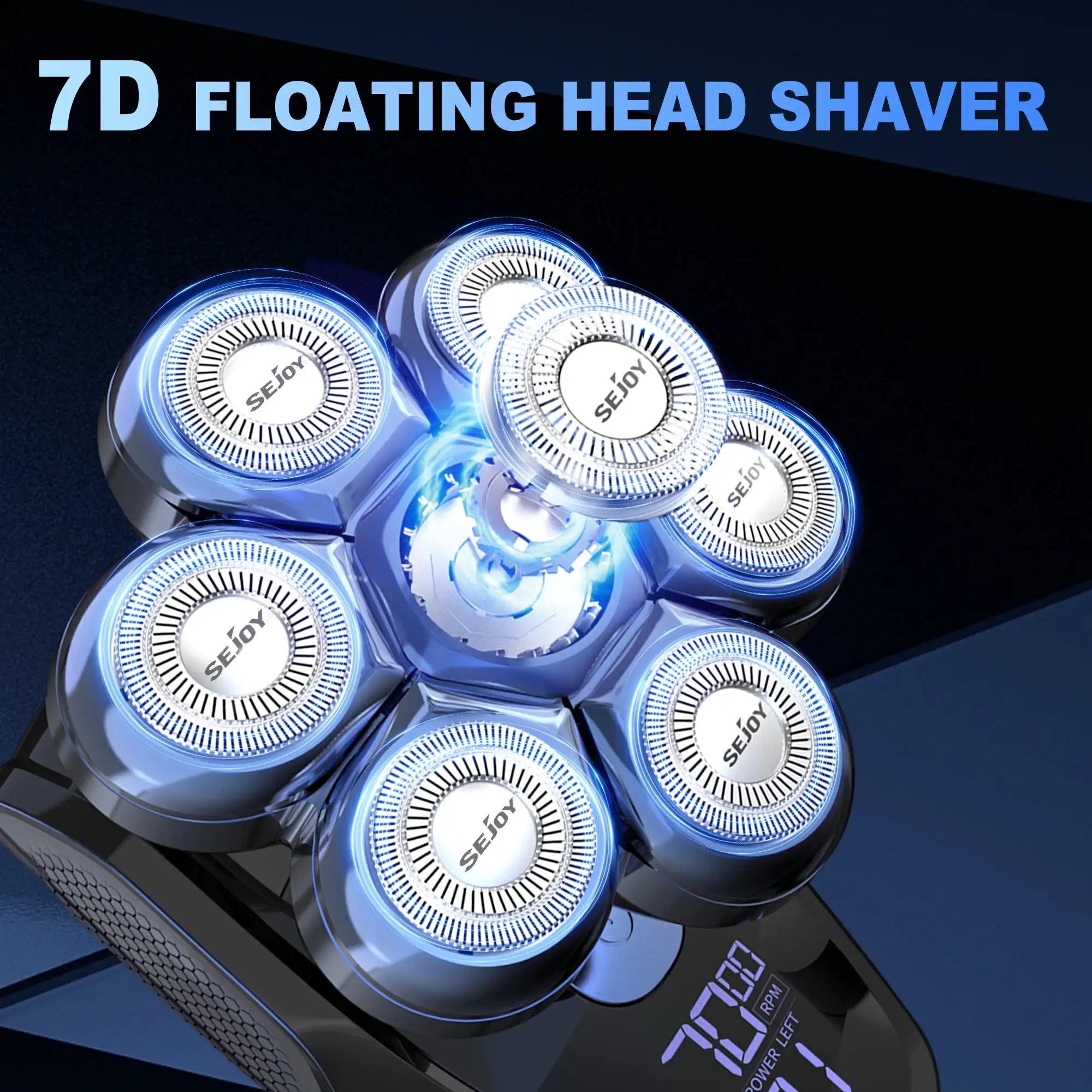 Sejoy 6-in-1 7D head shaver set with waterproof design, Simples Market