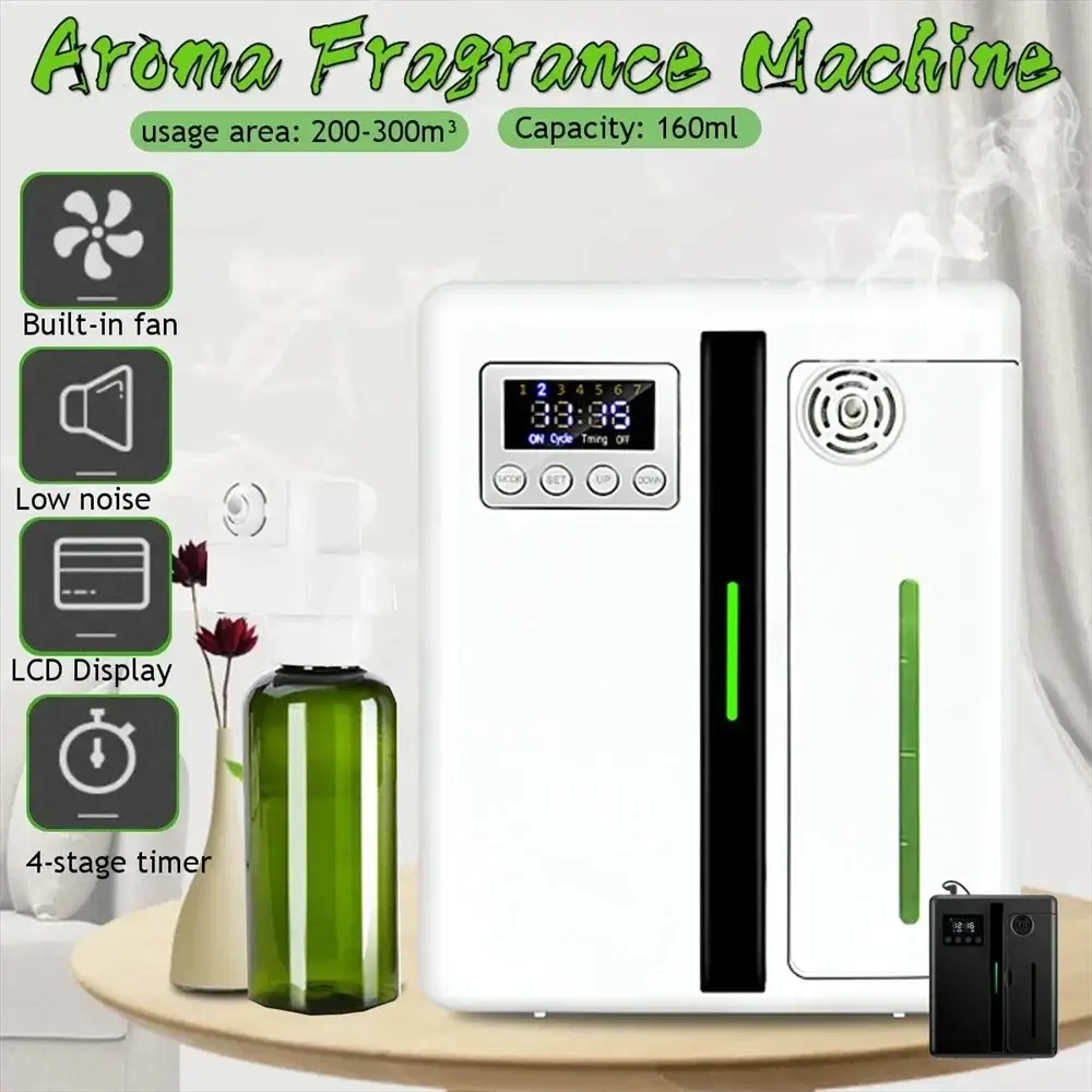 Scent Machine Aroma Diffuser 160ml for Large Areas Bluetooth App Controlled Fragrance Distributor for Hotels and Homes