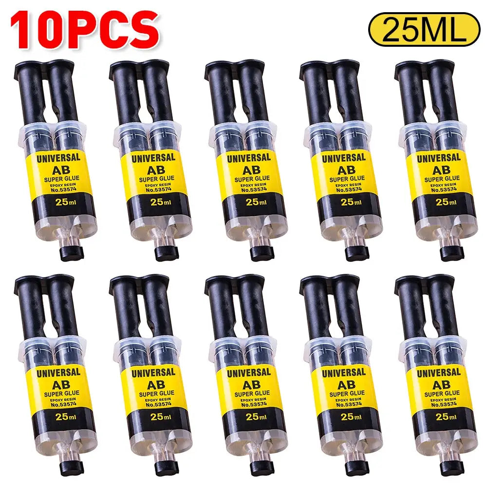Two Part Epoxy Resin AB Glue Waterproof Fast Acting Adhesive For Wood Plastic Metal Glass Ceramic Repair Bonding