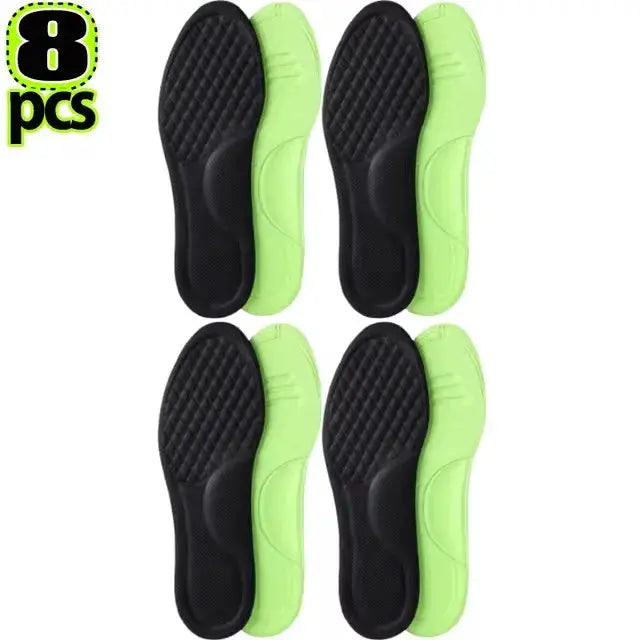Soft Memory Foam Orthopedic Insoles Deodorizing Antibacterial For Shoes Sweat Absorption For Sports