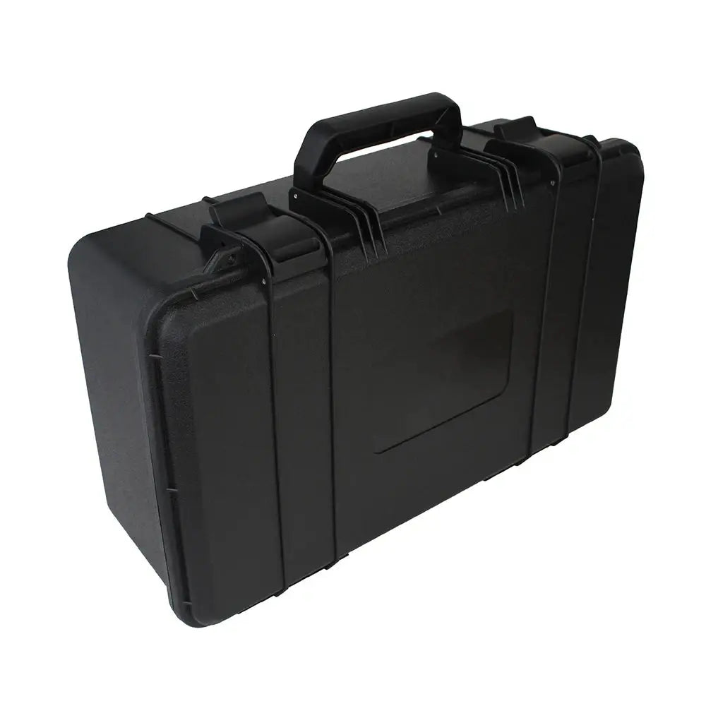 Simples Market waterproof hard tool box case with handle, black plastic organizer