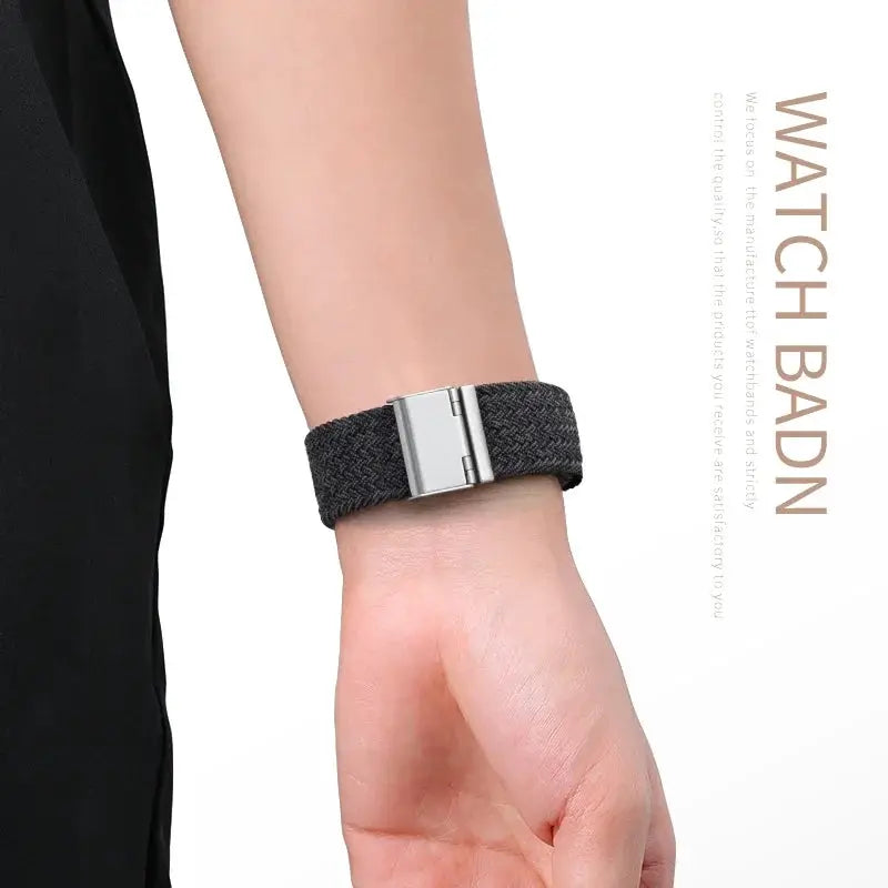 20mm 22mm Nylon Band for Samsung Galaxy Watch 6 5 4 40/44mm 5Pro Active 2 Gear S3 Braided Elastic Bracelet for Huawei GT2/3 4Pro