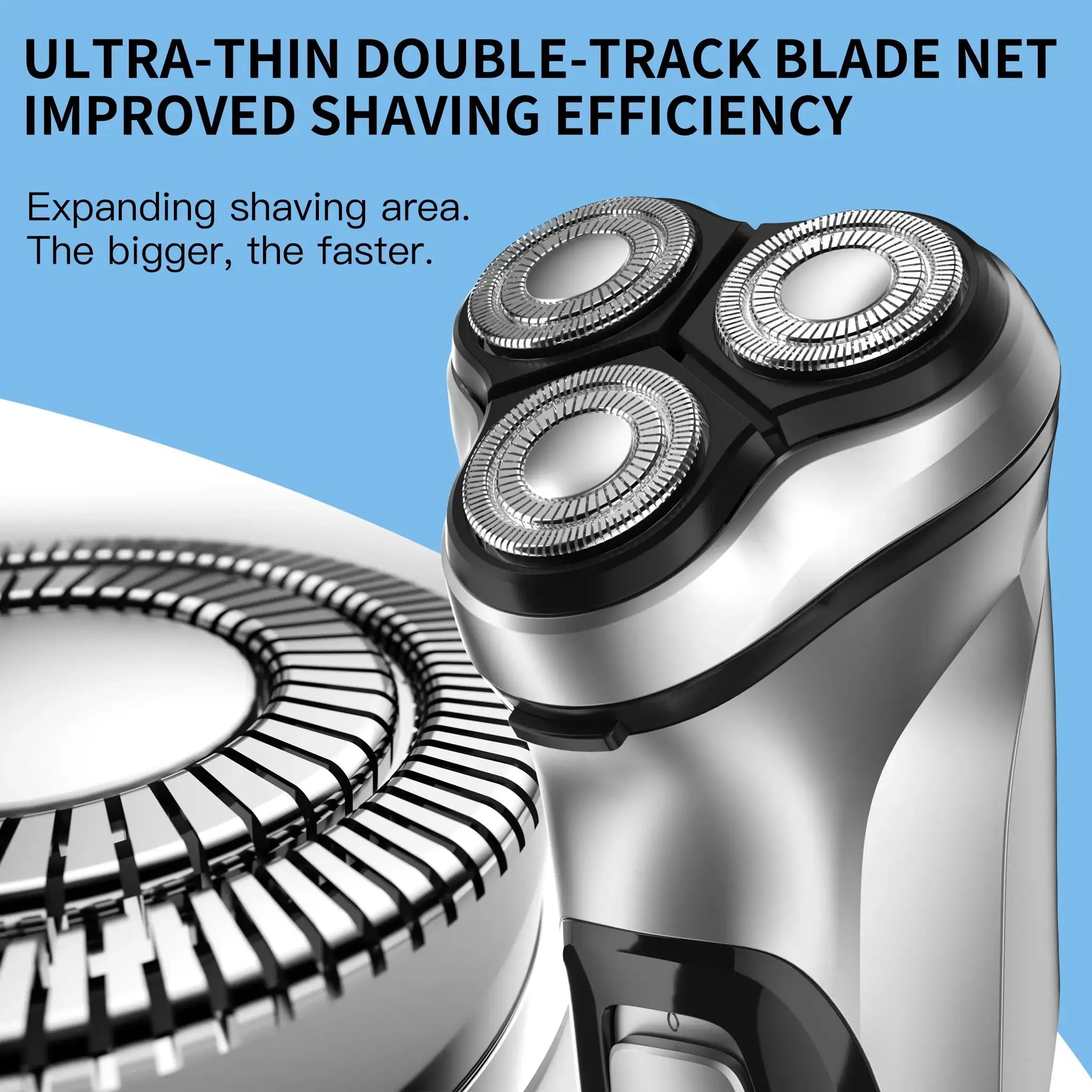 Enchen Blackstone Rotary Shaver For Men With 3D Floating Blade System Washable USB Type C Rechargeable