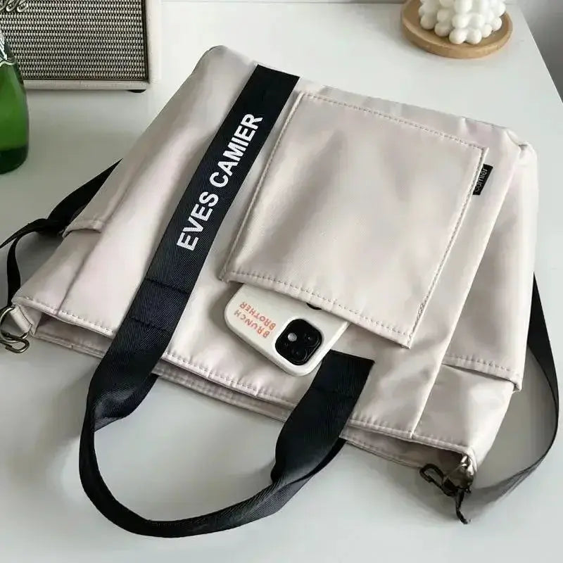 UrbanCarry Casual Tote Bag Large Capacity Waterproof Nylon Canvas For Everyday Use