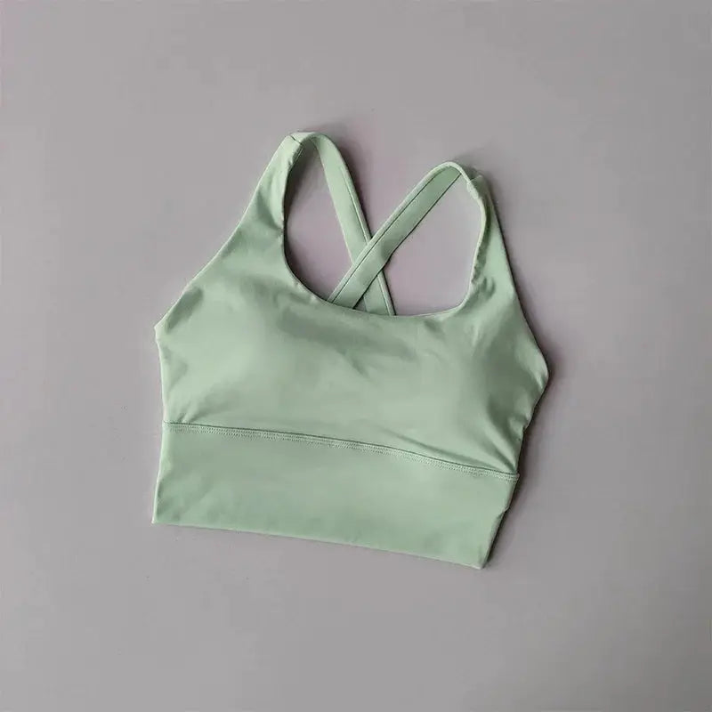 PulseAthletica All In One Sports Bra Collection High Impact Support For Running Yoga And Fitness