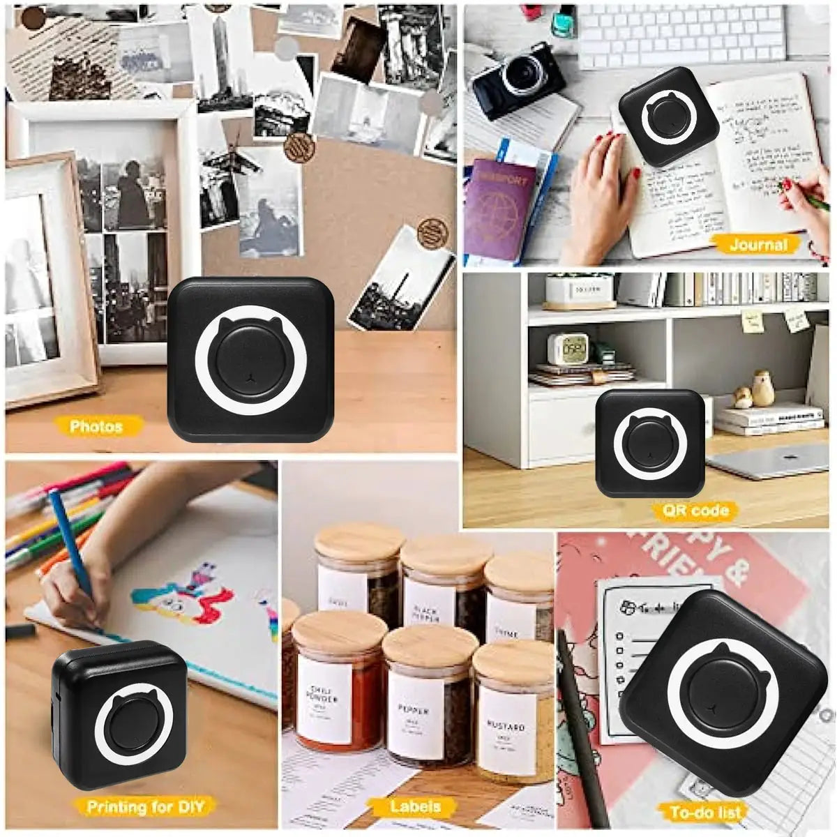 MINI Print 58mm Wireless Bluetooth Thermal Printer For Android IOS