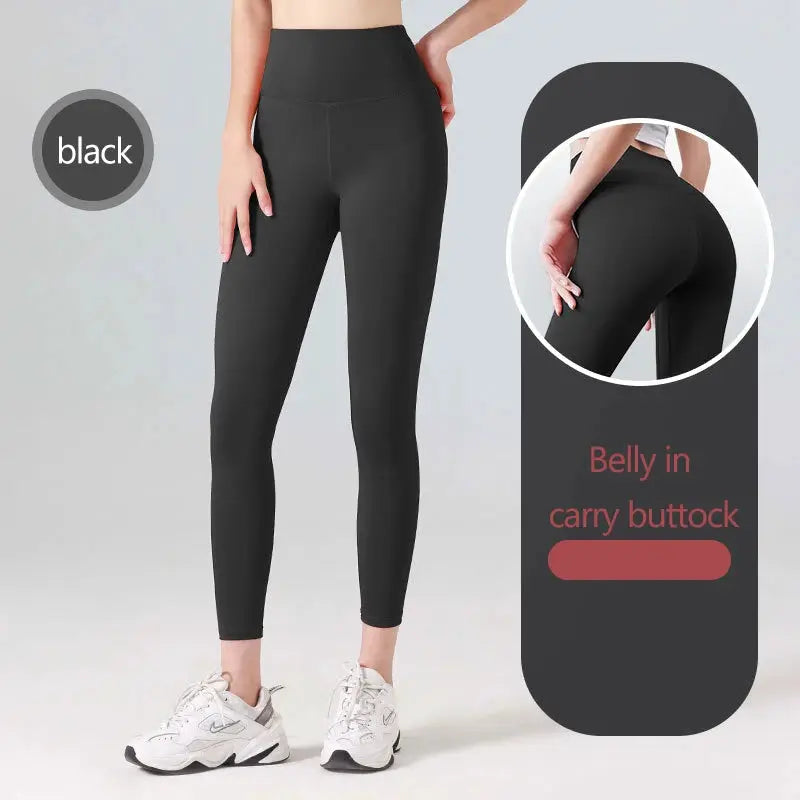 Ribbed High Waisted Yoga Pants For Women Seamless Leggings With Tummy Control For Running And Training