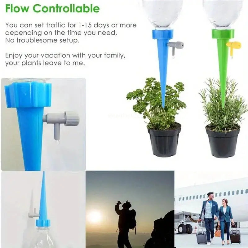 Automatic Drip Irrigation System For Garden Plants Self Watering Kit With Watering Devices