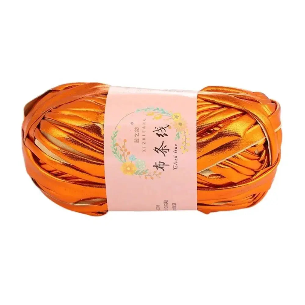 Imitation Leather Crochet Yarn With Magic Color Shine for DIY Sewing and Hand Knitting Ideal for Cushions and Home Decor
