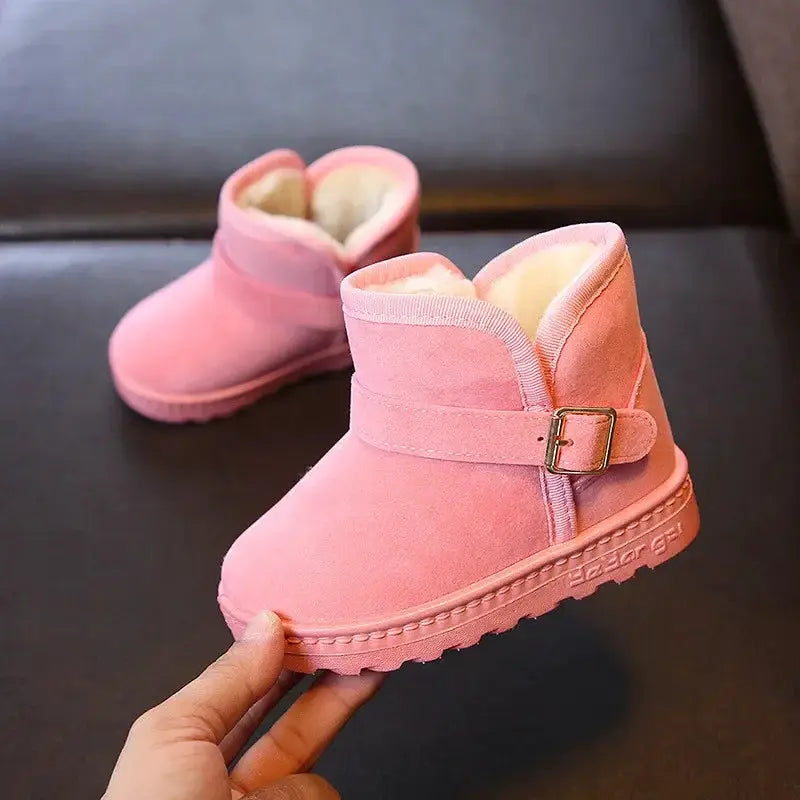 Kids Cotton Snow Boots With Cozy Warmth And Breathable Interior For Boys And Girls Aged 7 To 13