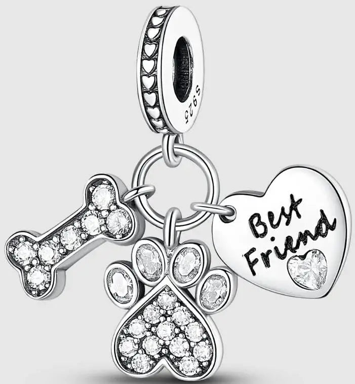 925 Sterling Silver Pendant Beads Carnivorous Plant Monster Charm Trendy Collection For Bracelet And Necklace Jewelry