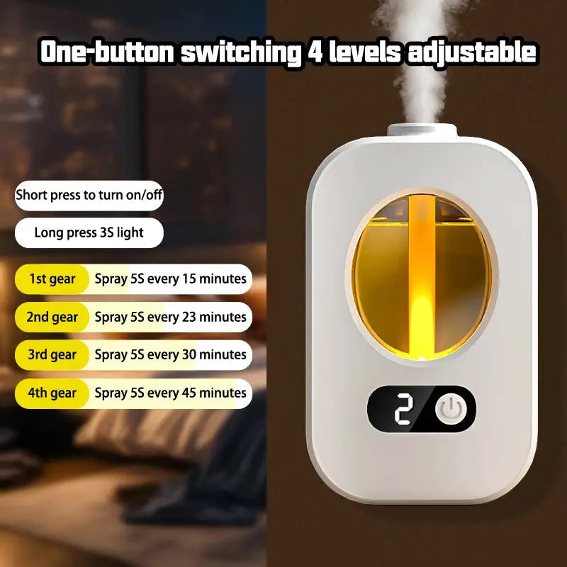 Automatic Diffuser Aromatherapy Machine Air Fragrance Dispenser For Bathroom And Living Room Essential Oil Humidifier