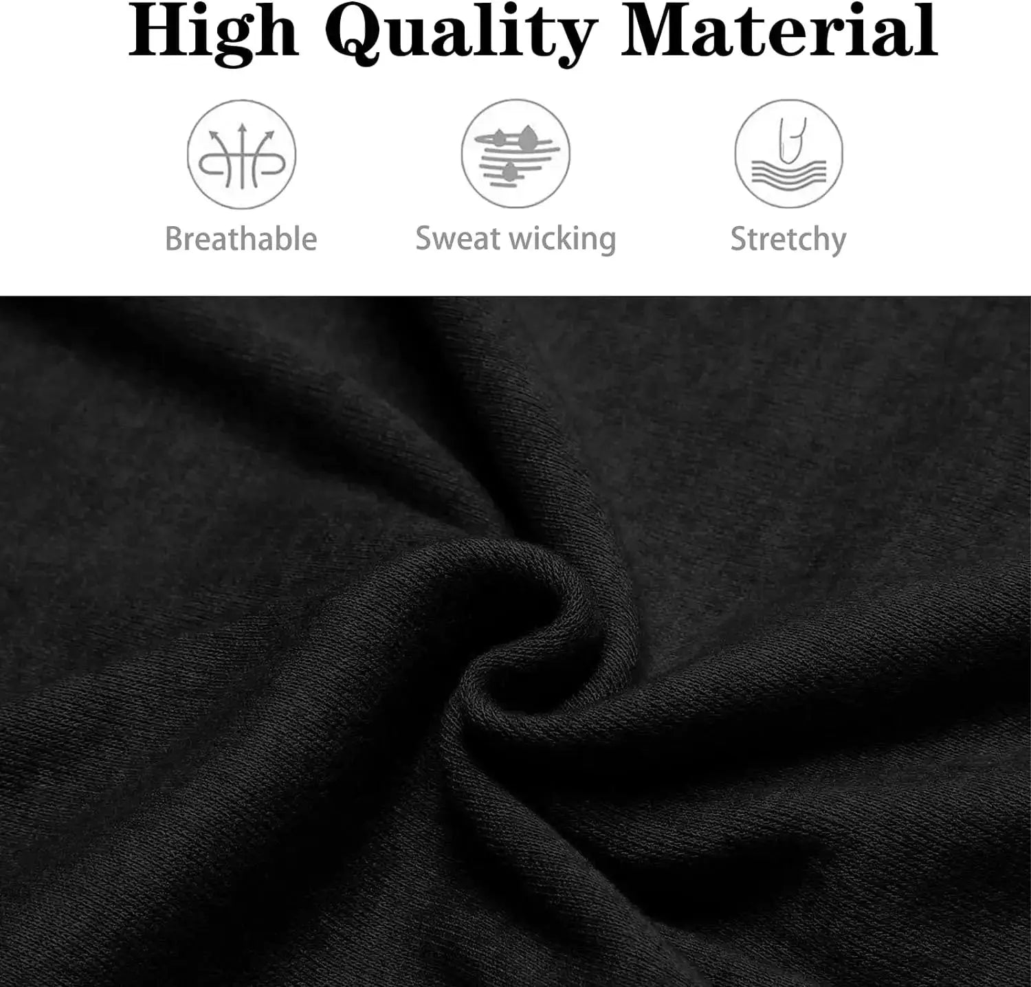 PulseFit Elastic Hair Band Sweat Absorbing Cotton Headband For Yoga Exercise And Daily Sports For Women And Men