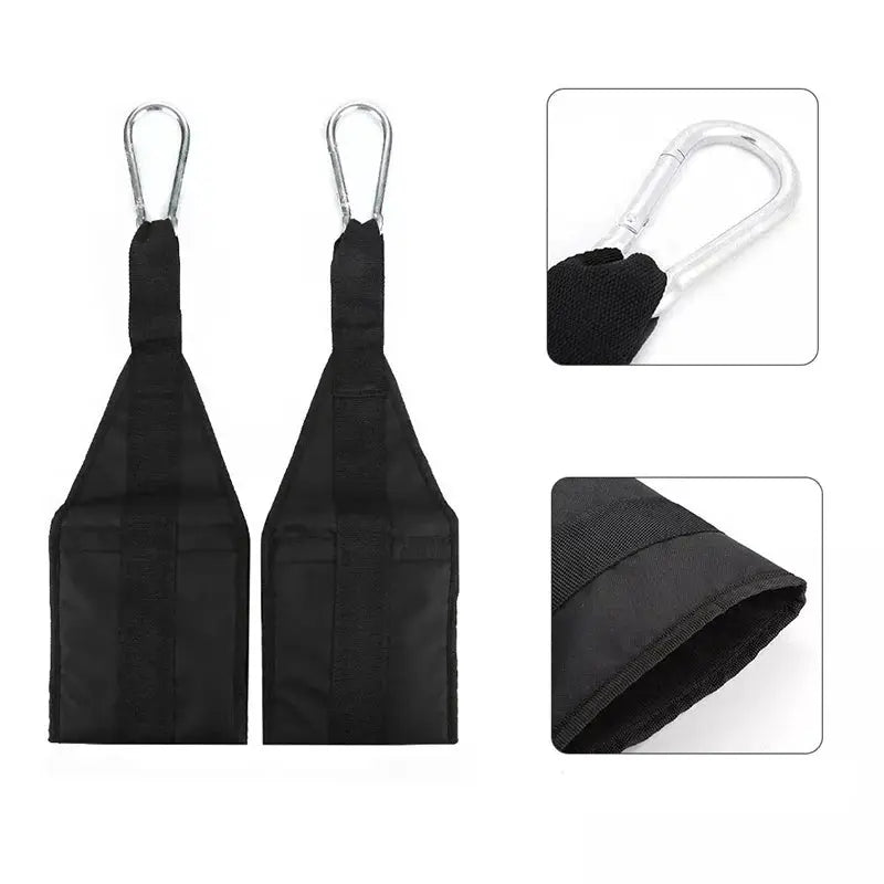 Fitness AB Sling Straps Suspension Rip Resistant Heavy Duty For Pull Up Bar Hanging Leg Raises Home Gym Equipment