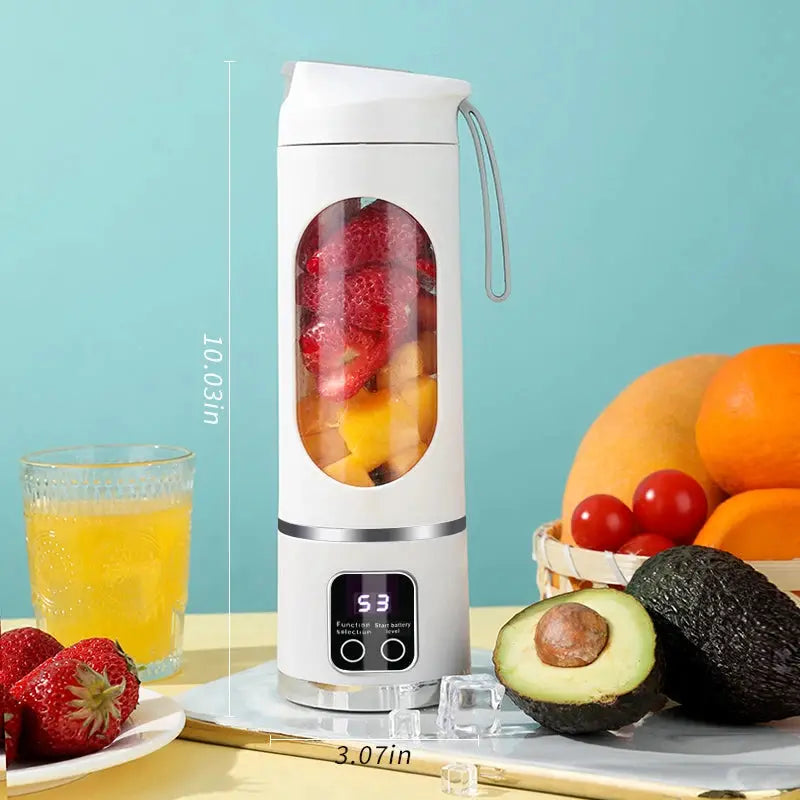Portable USB Juicer 450ml 3 Gears Rechargeable Ice Crusher Smoothies