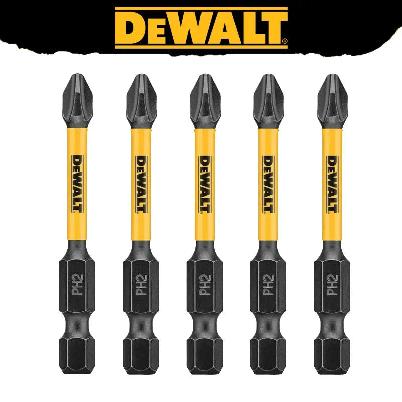 DeWalt PH2 and SL8 Drill Bit Set With Magnetic Ring Sleeve Extension Rods DWASLVMF2 DT70547T DT7505 DW2054