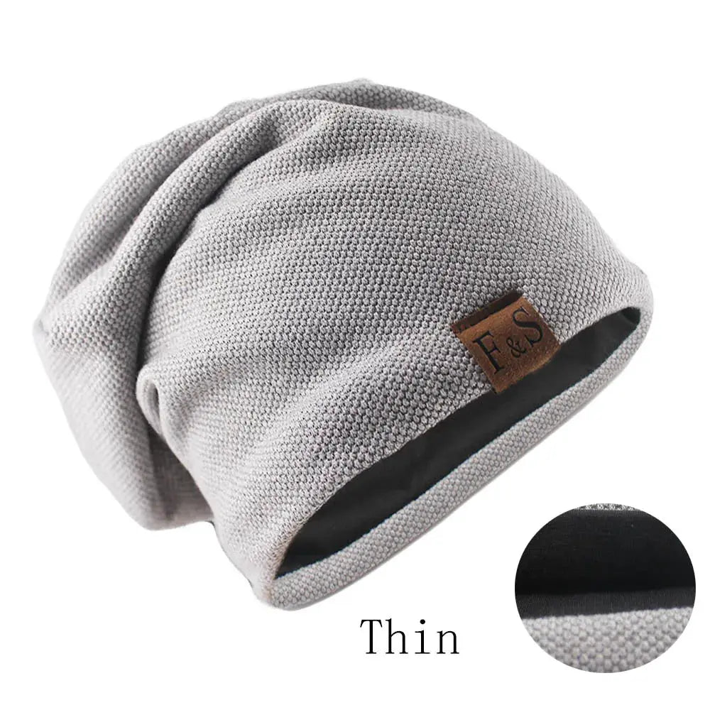 Unisex Fashion Bonnet Hat Knitted Solid Color Beanie For Men And Women Autumn And Spring Soft Hip Hop Turban Style