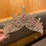 Large Crown Headband Fashion Hair Accessory For Performances And Birthdays For Adults Elegant Temperament Style