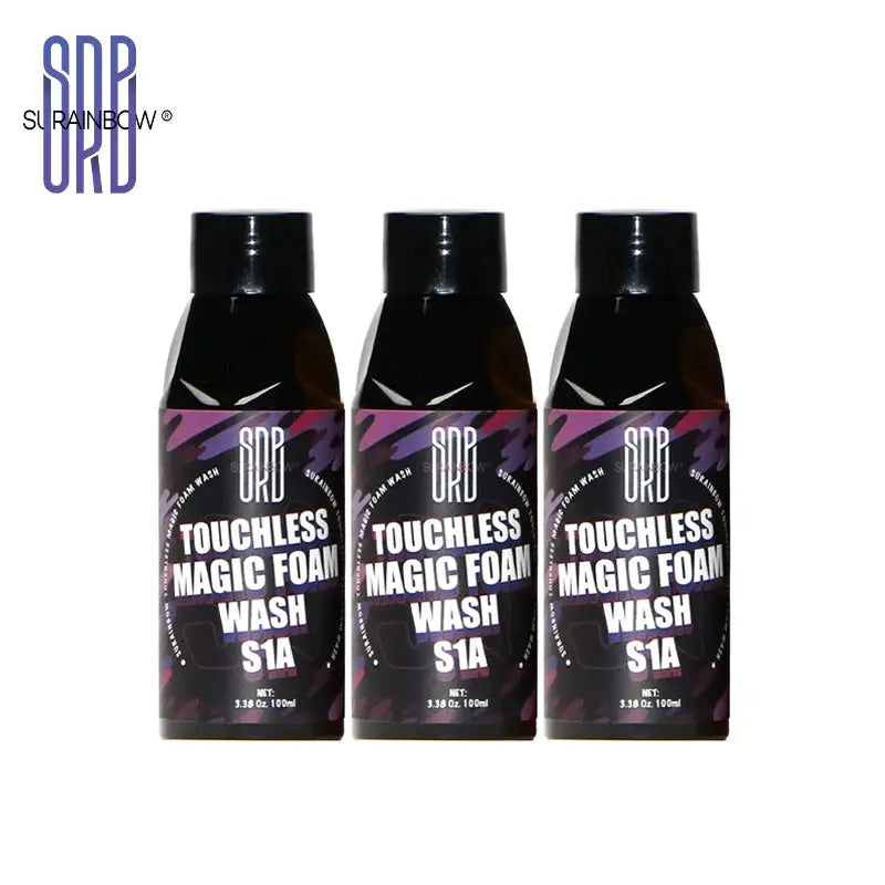 Pink Foaming Snow Foam Car Wash Soap by Simples Market, 3-bottle pack, works with foam cannons/guns or bucket washes.