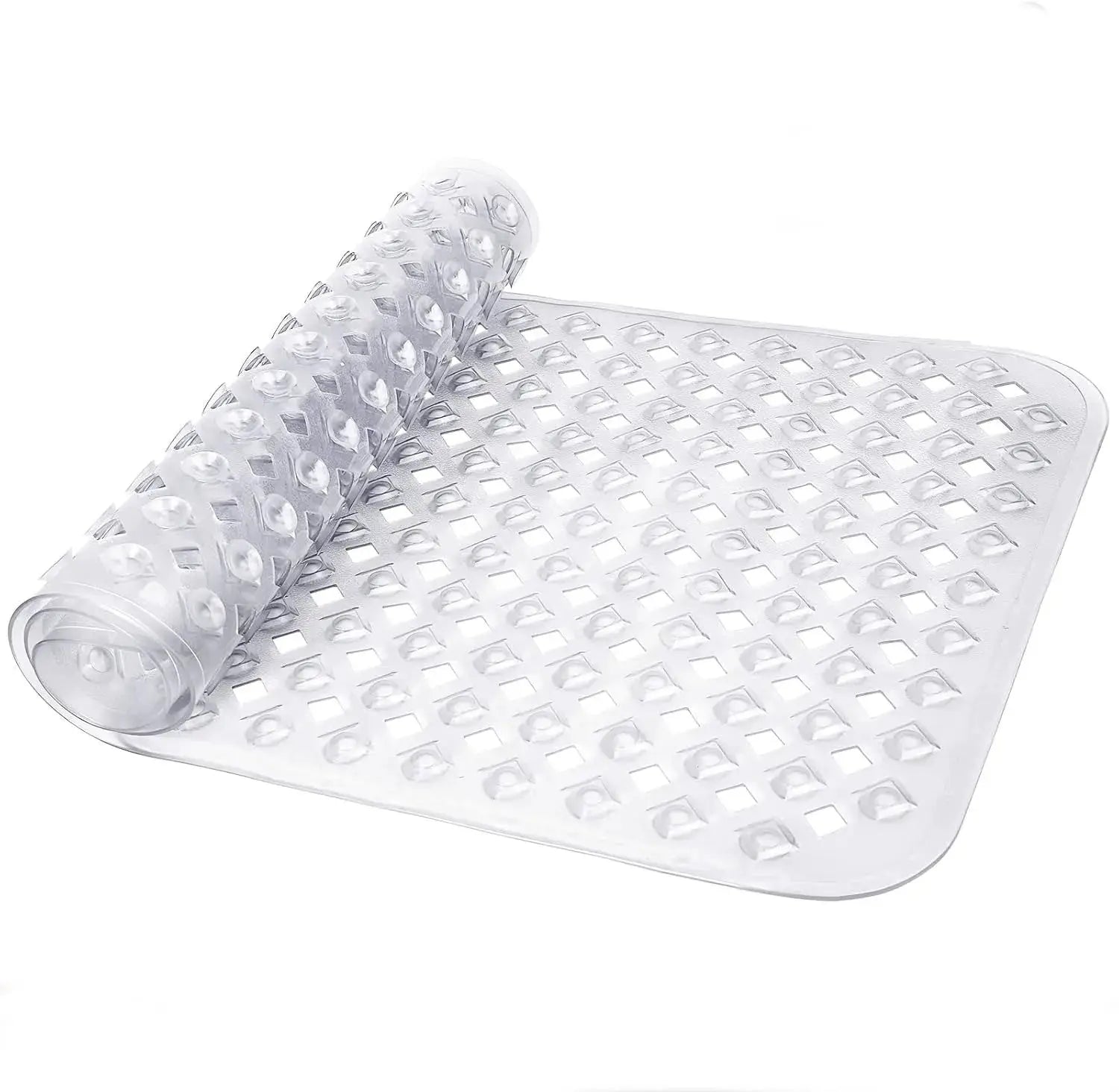 Simples Market 1pc clear bathtub mat 40x100cm with suction cups and drain holes