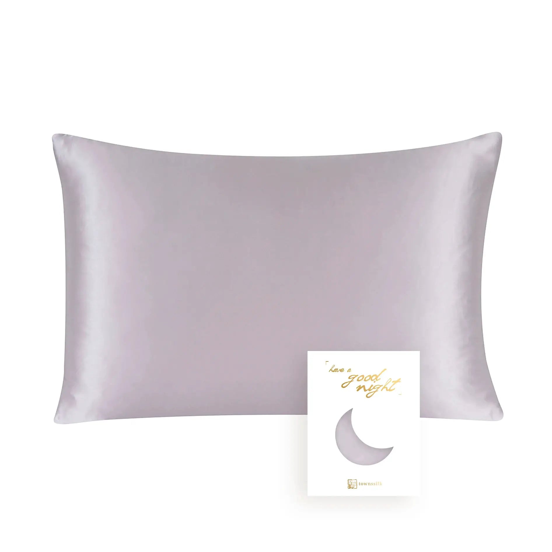 Mulberry silk pillowcase by Simples Market, 19 momme, OEKO-TEX, lavender