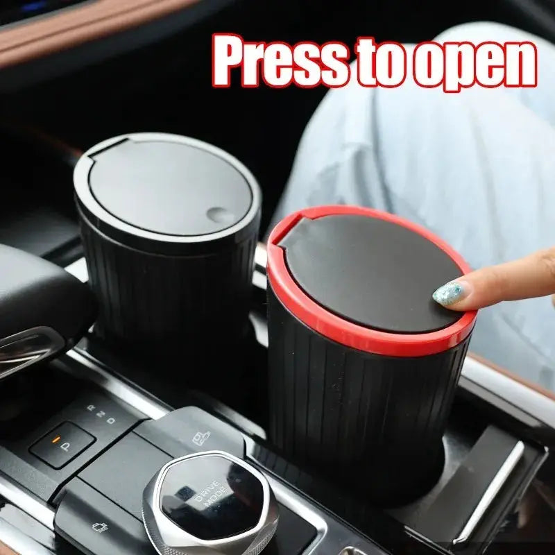 Universal Car Trash Bin And Auto Dust Organizer Car Interior Rubbish Bag Garbage Container Storage Box