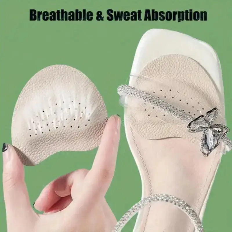 HeelEase Forefoot Pads For High Heels Anti Slip Cushioned Insoles For Pain Relief And Foot Fatigue In Women