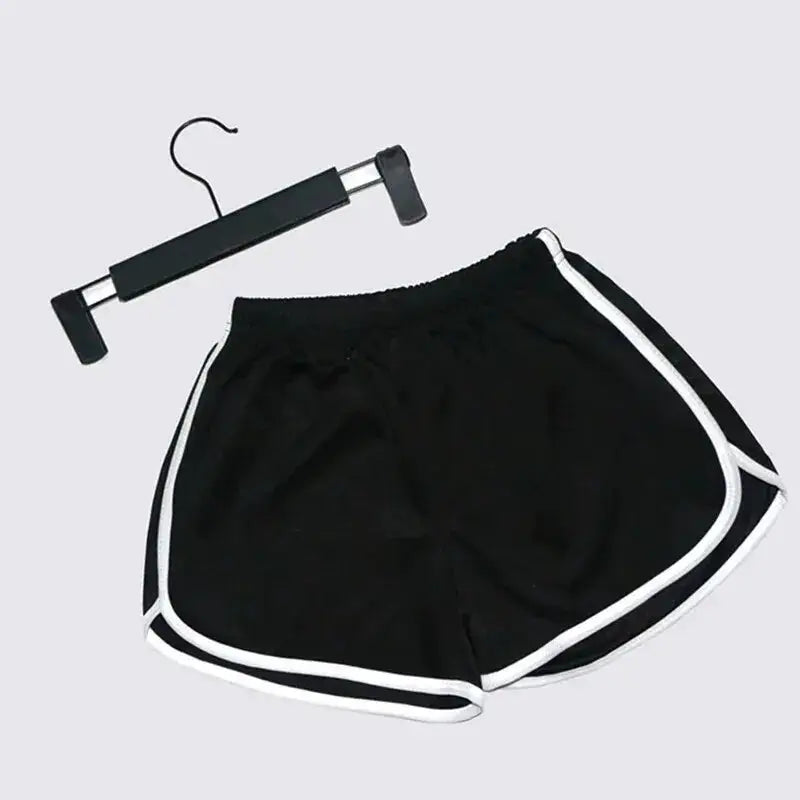 Women Elastic Shorts Loose Fitting Quick Drying Running Fitness Leisure Anti External Wear Summer Lightweight